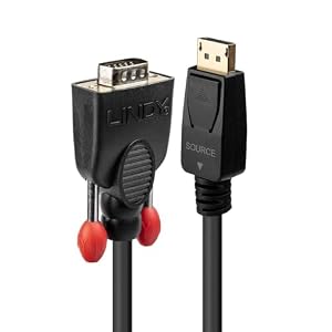 LINDY 41940 0.5m DisplayPort an VGA Kabel