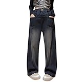 Polyvalent : le pantalon pour fille avec poches comprend une taille haute élégante, un design de jambe large et une taille élastique facile à porter, ce qui le rend élégant et polyvalent, parfait pour être associé à une variété de hauts tels que des gilets d'été, des t-shirts, des chemisiers ou des manteaux, afin que les filles puissent les mélanger et les assortir à leur guise.