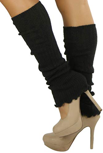 ToBeInStyle Women's Ribbed Acrylic Footless Leg Warmers