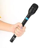 BOYA BY-HM100 Micrófono dinámico de Mano de Mango Largo Omni-direccional (Color: Negro)
