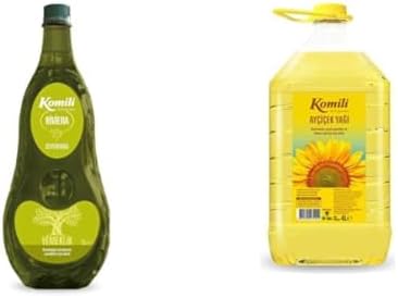 Komili Seti  Riviera Zeytinyağı 2 Lt x2   Ayçiçek Yağı, 4 Lt x2
