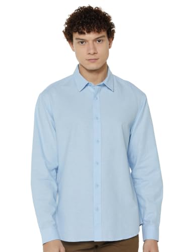 Image of Highlander Men's Relaxed Fit Casual Shirt | Cotton Linen | Relaxed fit | Full Sleeves