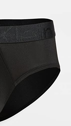 Calvin Klein underwear Men's Monolith Hip Briefs, Black, M4