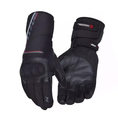 Luva Motociclista X11 Dry Supertech 100% Impermeavel (PRETO, P-PRETO)