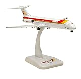 Limitado a 100 unidades en todo el mundo: la restauración real de escala 1/200. El modelo terminado de Mcdonnell Douglas MD-87 Iberia Airliner, el tamaño de 7.8 pulgadas x 6.5 pulgadas, es una buena opción para aquellos que gustan de los aviones de aviación. Decoraciones y regalos