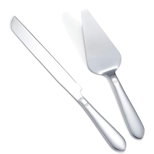 Catálogo para Comprar On-line Cuchillos de untar que Puedes Comprar On-line. 50 U Chef Cuchillo de Pastel, Pala para Pastel, Cuchillo de Pastel Boda, Cuchillo y Servidor con Bordes Redondeados de Acero Inoxidable Grueso, para Cumpleaños, Aniversario, Regalo...