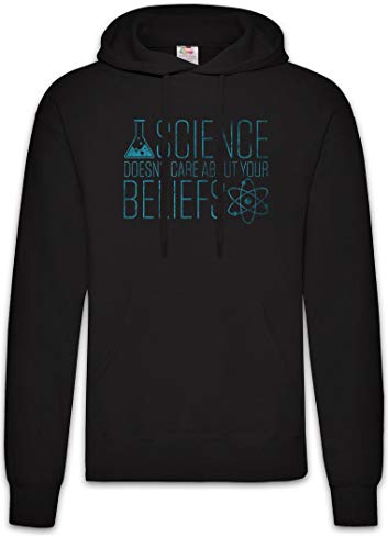 Hoodie Science Doesn't Care sweat à capuche imprimé pour passionnés de physique et de chimie