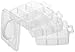 Rayher Caja clasificada con asa, Surtido, 15,5x15,5x12,9 cm, 3x6 Compartimentos