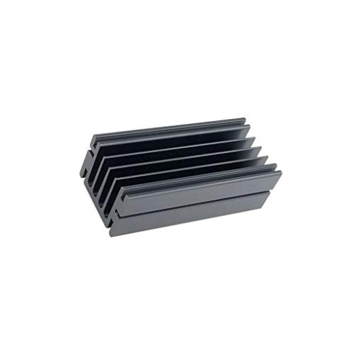 Dissipateur anodisé SK68-100SA rigidité et finition noire