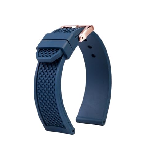 [ETANNFMQ] 23mm 24mm uXbg tbfSvoh JeBG Xgbv CALIBRE W7100055/WGCA0010 WSCA0006 hXgbvƌ݊(Blue-rose gold,22mm)