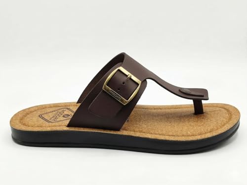 Image of Poddar Slippers, Sandals & Chappals for Men | Synthetic Leather Comfortable Footwear | Daily Use, Casual, Party, Stylish, Durable, Waterproof, Soft Sole, Anti-Slip (30052 Slipper)