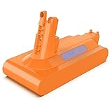FLYLINKTECH V10 Battery Replacement 25.2V 4000mAh V10 Battery for Dyson V10 Animal V10 Absolute V10 Motorhead V10 Fluffy V10 Totel Clean Cordless Stick Vacuum Cleaner Orange