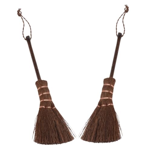 CIYODO Mini Handheld Broom Soft Bristles 2pcs Mini Sweeping Brush for Cleaning Portable and Easy to Carry