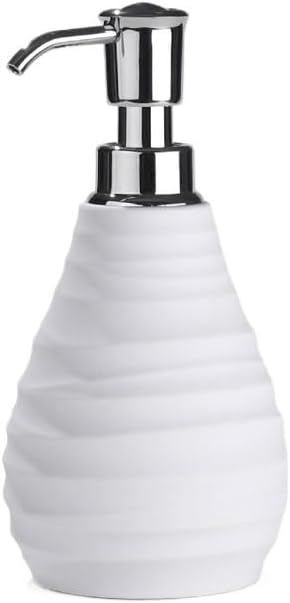 Wavy Lotion Bottle Matte Material Kitchen Bathroom Countertop Shower Room Soap Dispenser