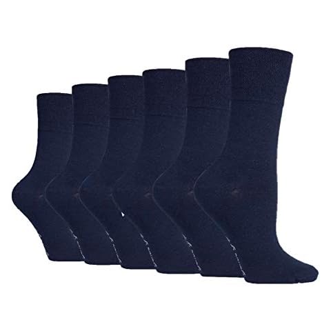 6 Pairs of Ladies Gentle Grip Socks Cover