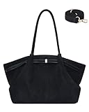 Aspect et Toucher Suédés Raffinés : ce sac à main pour femme séduit par son simili-suède souple et haut de gamme, aussi luxueux au toucher que du cuir véritable. Il constitue l'alternative éthique parfaite au sac à main en cuir classique. Qu'il soit marron ou dans d'autres teintes, sa finition mate apporte une touche chaleureuse et élégante à toutes les tenues, du manteau d'hiver à la robe d'été. Idéal également pour les adeptes des sacs en daim.