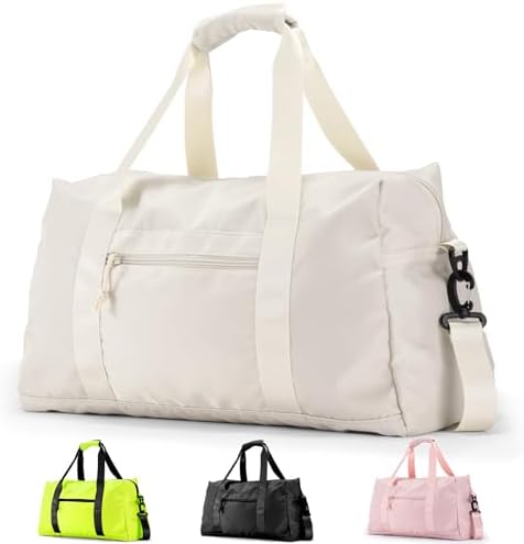 Travel Duffle Bag,Sport Gym Bag for Men And Women with Wet Pocket,Weekender Bag Carry On Tote Bags for Airplane