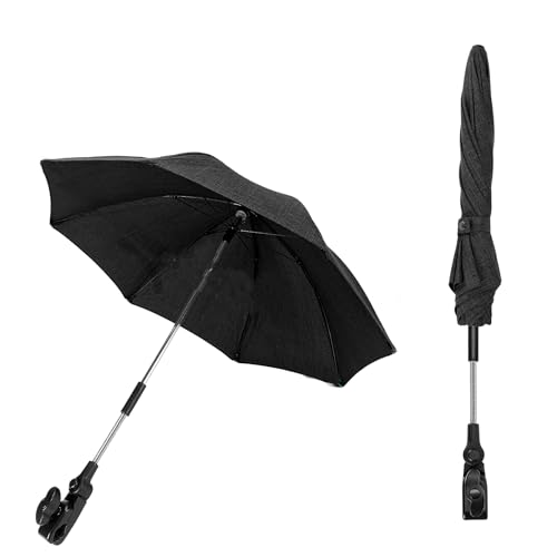Tarswesi Universal Sonnenschirm für Kinderwagen UV Schutz, UPF50+,...