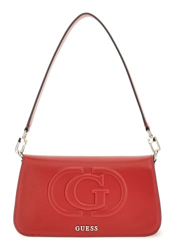GUESS Eco Mietta Sac rouge à rabat idéal pour illuminer vos tenues de soirée