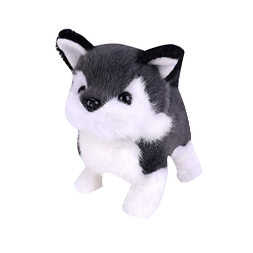 Realistic Teddy Dog Lucky Electric Plush Toy Gifts for Kids Smart Walking Robot Dog Toy Cute Stuffed Animal Dog