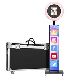 Portable Photo Booth Machine Compatible with Any Ipad,Black:Flight Case