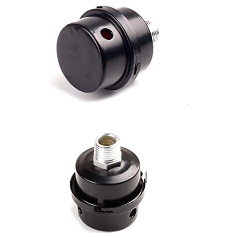 Dtacke Air Compressor Parts Metal Air Compressor Intake Filter Noise Muffler Silencer 2 PCS (1/2) Cover