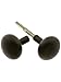 Pair Of Craftsman Door Knobs With Oil-Rubbed Bronze Finish. Vintage Hardware Door Knobs.