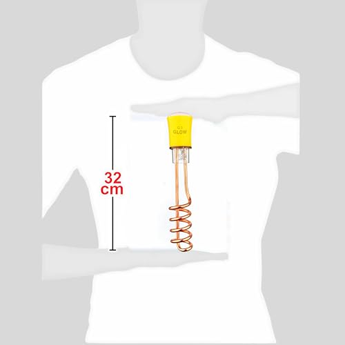 GS GLOW SGG-1500 WATT Immersion water heater ROD with ISI Certified 1 year Warranty 1500 W Shock Proof Immersion Heater Rod (water) - Image 2
