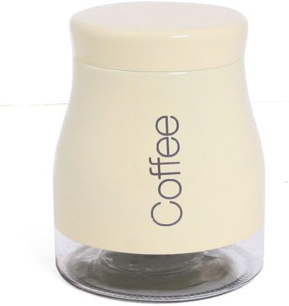 sabichi Coffee Jar, Glass, Cream