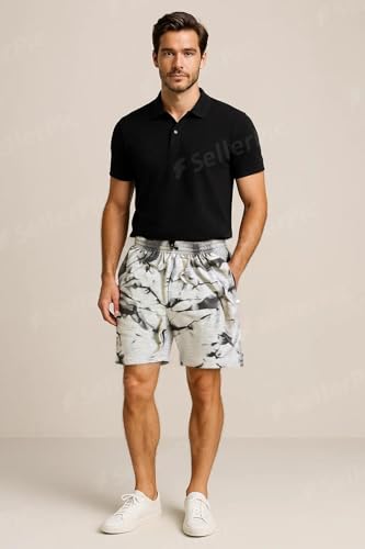Image of boffi... Bee-Fits Men's 100% Cotton Shorts Sporty Trendy Regular Daily Use Shorts