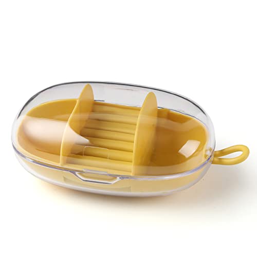 Small Travel Jewelry Case Jewelry Box Travel Portable Jewelry Case Small Jewelry Organizer Portable Display Jewelry Storage Case For Rings Earrings Necklace Bracelet Bangle,Gifts For Women (Yellow) #TOP2