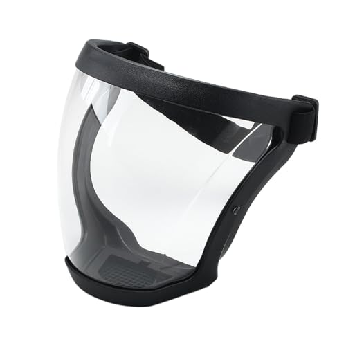 Mimoqk Visera, Visera integral | Máscara de visera transparente antivaho con banda ajustable | Dispositivos de protección de seguridad para el trabajo de escarda '