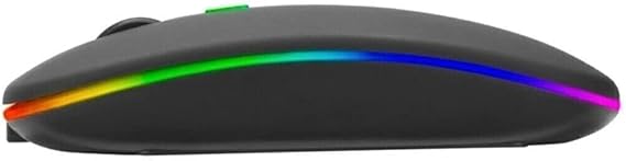 BLUEFORCE 2, 4Ghz Bluetooth Wireless Kablosuz Sessiz Mouse Siyah Işıklı