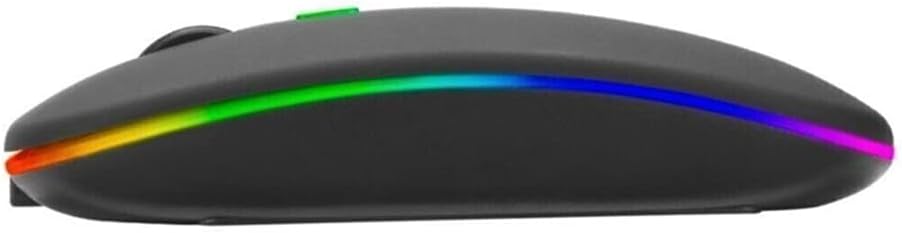 BLUEFORCE 2, 4Ghz Bluetooth Wireless Kablosuz Sessiz Mouse Siyah Işıklı