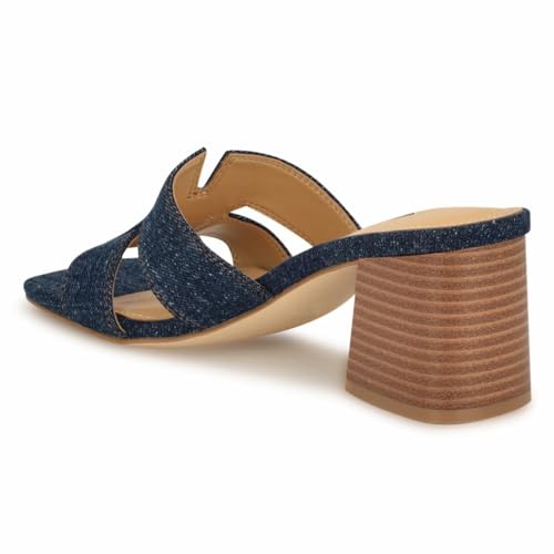 Consejos para Comprar Nine2five Es Buena Marca - los más vendidos. 48 Nine West Griselda - Sandalias de tacón de bloque para mujer, Denim Blue 420, 27.5 cm