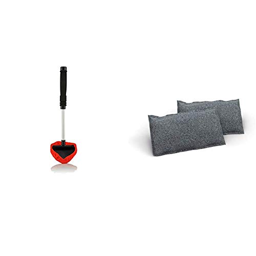 NIGRIN Meets ThoMar, Scheiben-Innenreiniger mit Teleskop-Griff und Auto-Entfeuchter, Größe M