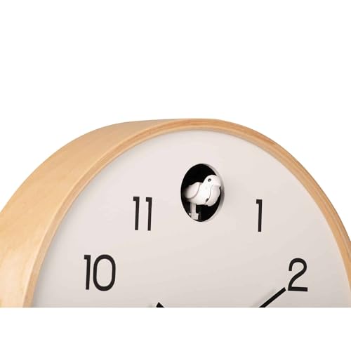 Miniatura 4 de Karlsson Sa2023 12 Cuckoo - Reloj De Pared De Madera De Abedul Natural, Color Blanco