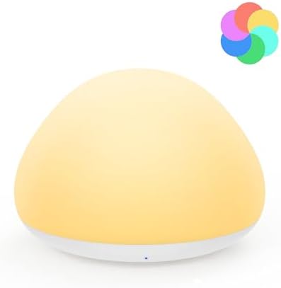 JolyWell Baby Night Light for Nursery, Soft Silicone Tap Control ...