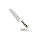 Produktbild Güde Santoku, Serie Alpha, Doppelkropf, Griff Faßeiche, Klingenlänge: 18 cm Messer, mehrfarbig, One size