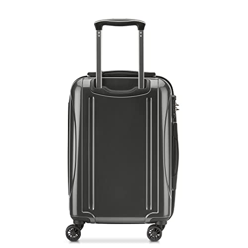 Delsey Paris Helium Aero Hardside Expandable Luggage With Spinner Wheels, Brushed Charcoal, Carry-On 19 Inch #TOP7