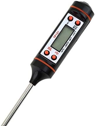 review Kitchen Digital Thermometer for Cooking Meat,Food, Grill, Milk, Candy,Grilling and Barbecue, Large LCD Screen for Instant and Easy Read