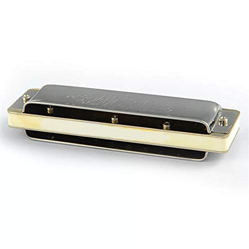 KIRANDIE Argent Harmonica diatonique 10 Trous Blues Harp Key C Couverture en Acier Inoxydable Roseaux ABS Instruments… - Les Beatles, Paul McCartney, John Lennon, RIngo Starr, George Harrison KIRANDIE Argent Harmonica diatonique 10 Trous Blues Harp Key C Couverture en Acier Inoxydable Roseaux ABS Instruments… – Image 5
