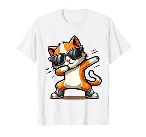Kitten Funny Dabbing Cat Cool Dab Cat Lover T-Shirt for Men Women