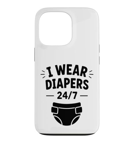 Diaper Minimalist Baby Parent i wear Diapers �X�}�z�P�[�X iPhone 13 Pro �p