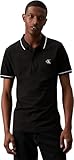 Calvin Klein Jeans Homme Tipping Slim J30j315603 Polos Manches Courtes, Noir (Ck Black), M EU