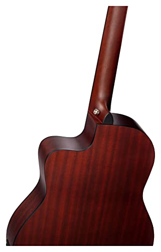 Ortega Guitars RCE125MMSN Family Series Thinline Acoustic-Electric Nylon Classical 6-String Guitar W/Bag thumb #6