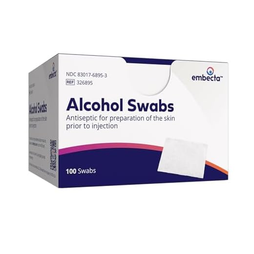 BD Alcohol Swabs 100 Each White