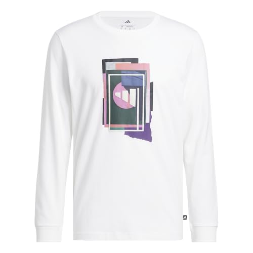 adidas Men's Beyond Graphic Long Sleeve T-Shirt2