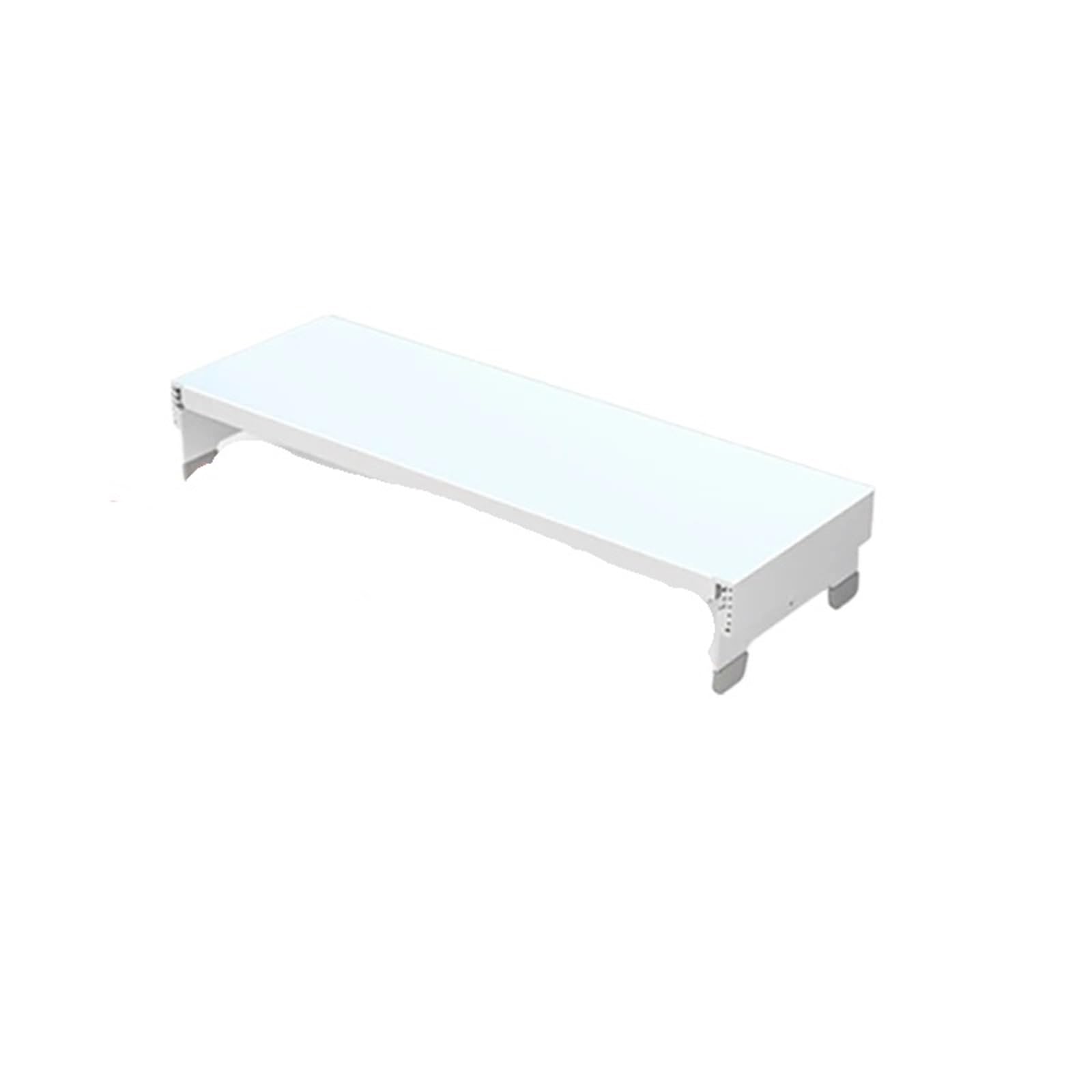 Supporti Per Monitor A Piattaforma Supporto for monitor ad altezza regolabile. Materiale metallico. Struttura robusta. Capacità di carico: 50 kg. Staffa for laptop desktop(Silver long)