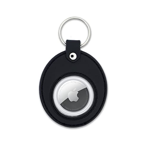 Aa Coin Holder Keychain | Displays Both Sides Of Sobriety Chips, Medallions, Recovery Coins, And Tokens | Also Fits Apple Airtag | Waterproof Scratchproof Soft Silicone Key Ring (Black) #TOP5